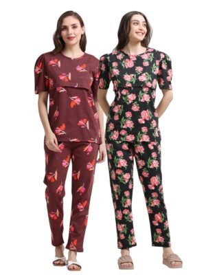 ZIPLESS FEEDING CO-ORD SET COMBO OF 2