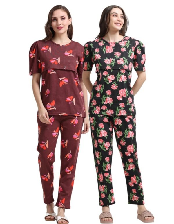 ZIPLESS FEEDING CO-ORD SET COMBO OF 2