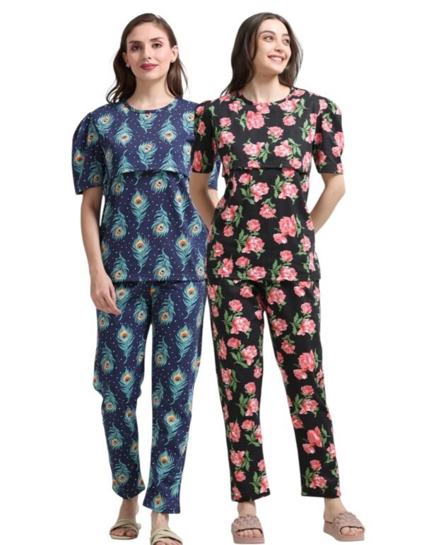ZIPLESS FEEDING CO-ORD SET COMBO OF 2