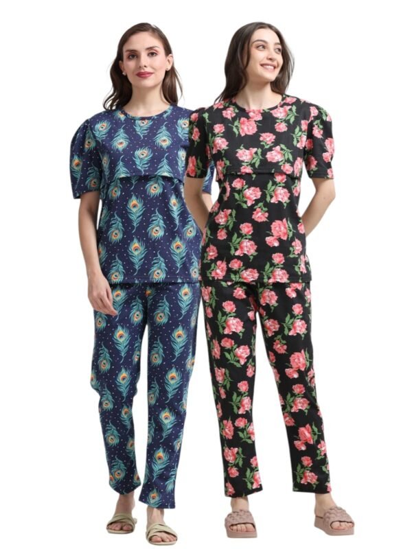 ZIPLESS FEEDING CO-ORD SET COMBO OF 2