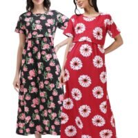 BROSE-REDFLOWER.jpeg ZIPLESS MATERNITY MAXI-COMBO OF 2