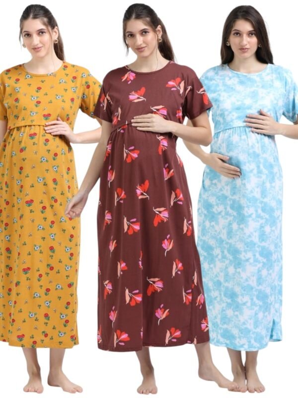 FB-BLUEDD-MRF.jpeg ZIPLESS MATERNITY MAXI-COMBO OF 3