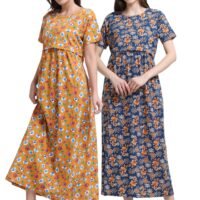 FB.FLR-NGOLD.jpg ZIPLESS MATERNITY MAXI-COMBO OF 2