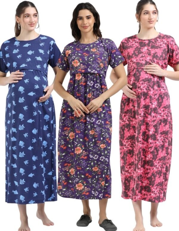FISH-REDDD-VIOLETFLOWER.jpeg ZIPLESS MATERNITY MAXI-COMBO OF 3