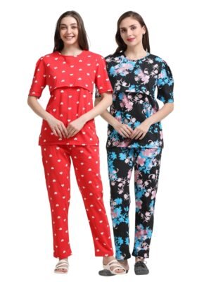 ZIPLESS FEEDING CO-ORD SET COMBO OF 2