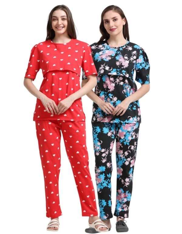 ZIPLESS FEEDING CO-ORD SET COMBO OF 2