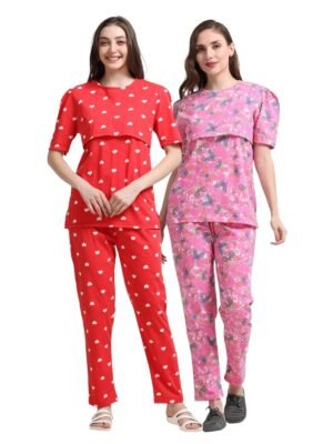 ZIPLESS FEEDING CO-ORD SET COMBO OF 2