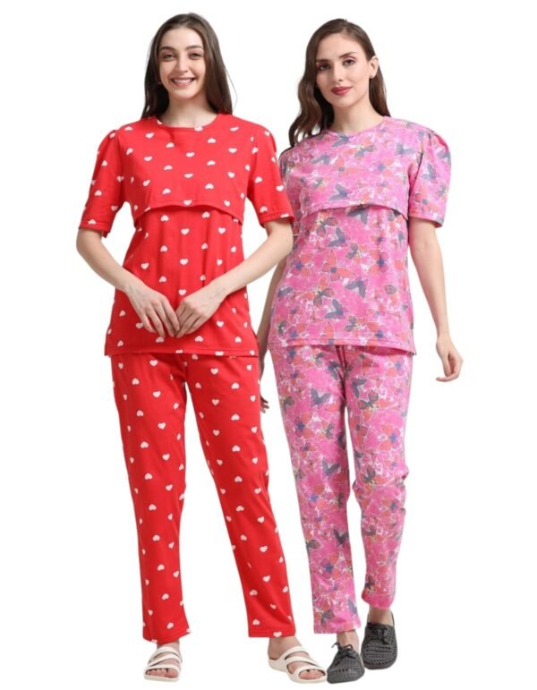 ZIPLESS FEEDING CO-ORD SET COMBO OF 2