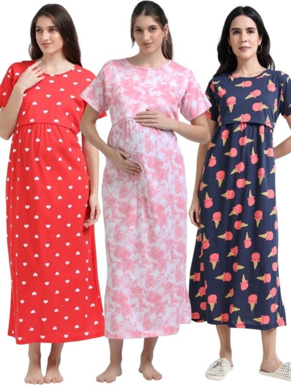 HR-ICN-PINKDD.jpeg ZIPLESS MATERNITY MAXI-COMBO OF 3