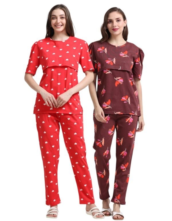 ZIPLESS FEEDING CO-ORD SET COMBO OF 2