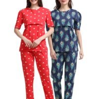 ZIPLESS FEEDING CO-ORD SET COMBO OF 2