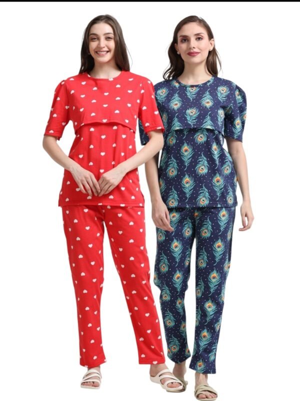 ZIPLESS FEEDING CO-ORD SET COMBO OF 2