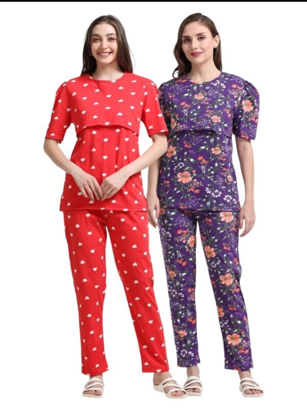 ZIPLESS FEEDING CO-ORD SET COMBO OF 2