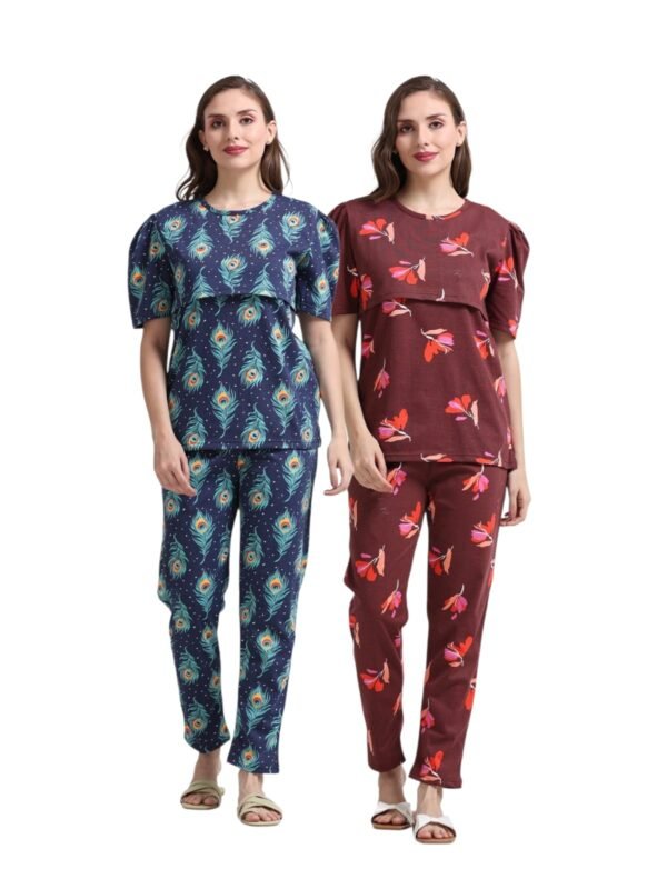 ZIPLESS FEEDING CO-ORD SET COMBO OF 2