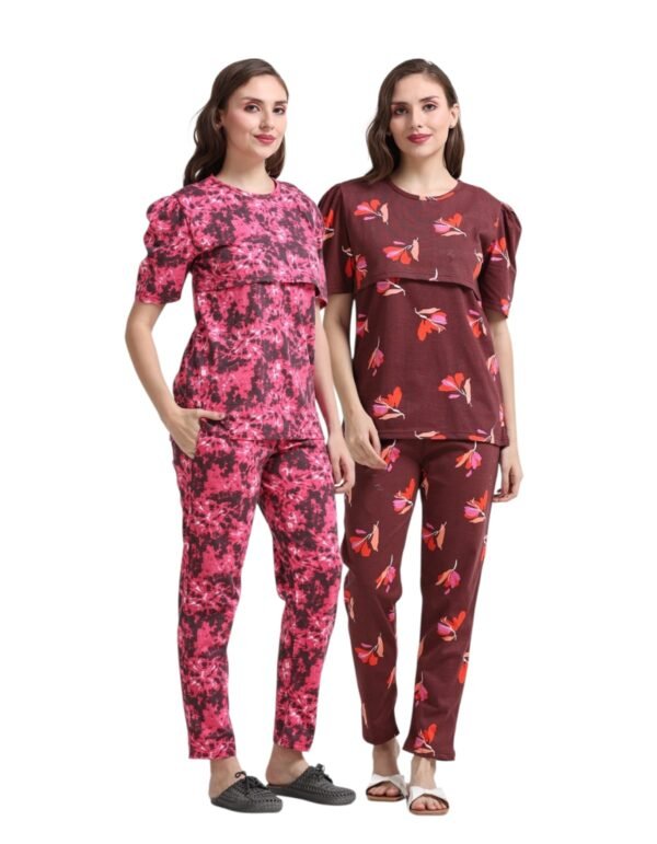 ZIPLESS FEEDING CO-ORD SET COMBO OF 2