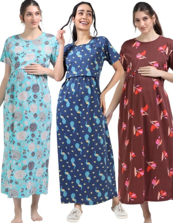 MRF-SKY-PEACOCK.jpeg ZIPLESS MATERNITY MAXI-COMBO OF 3