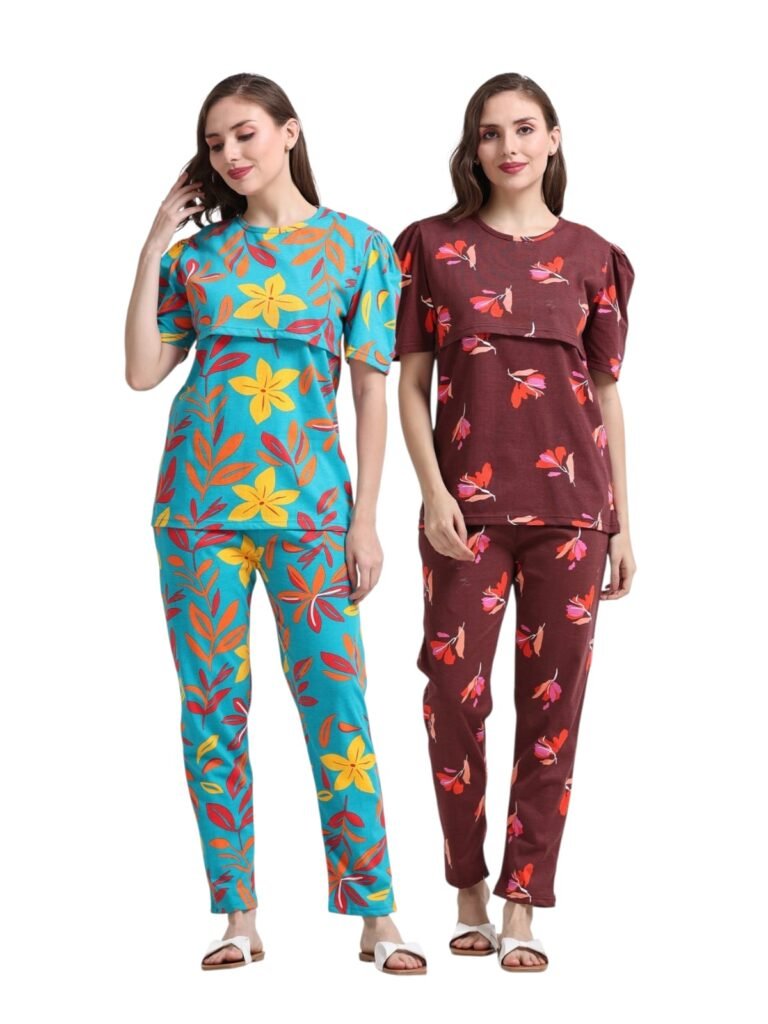 ZIPLESS FEEDING CO-ORD SET COMBO OF 2
