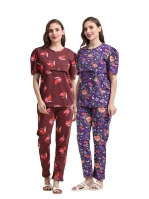 ZIPLESS FEEDING CO-ORD SET COMBO OF 2