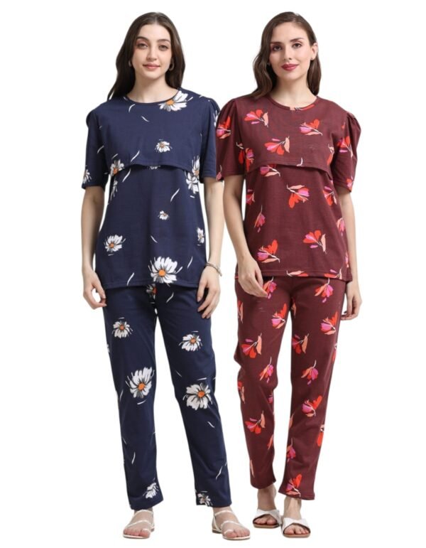 ZIPLESS FEEDING CO-ORD SET COMBO OF 2