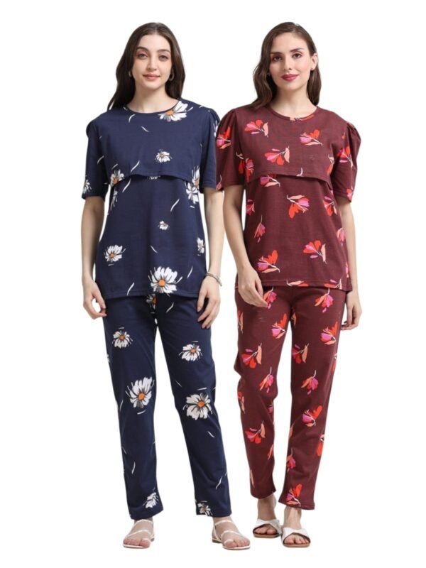 ZIPLESS FEEDING CO-ORD SET COMBO OF 2