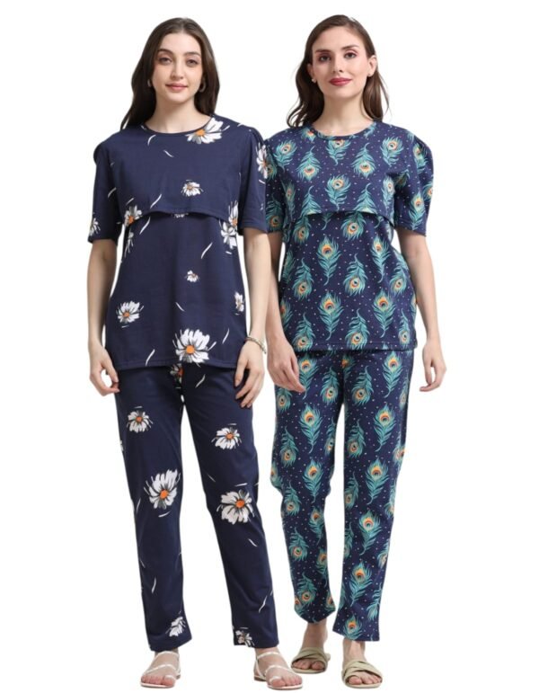 ZIPLESS FEEDING CO-ORD SET COMBO OF 2