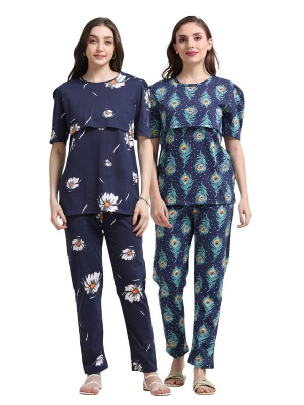ZIPLESS FEEDING CO-ORD SET COMBO OF 2