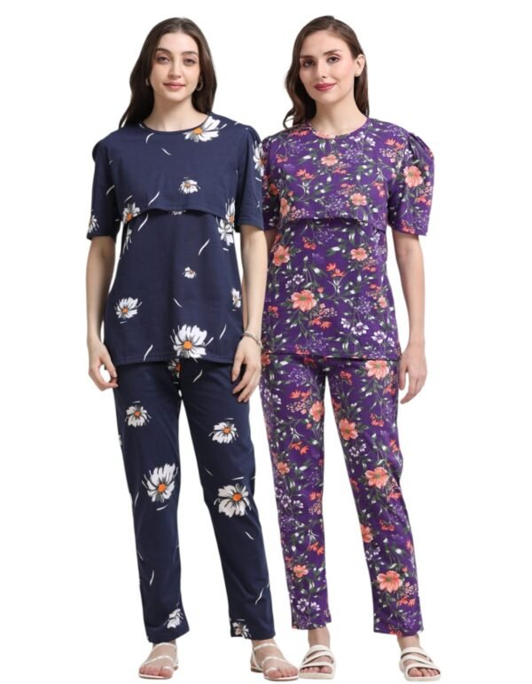 ZIPLESS FEEDING CO-ORD SET COMBO OF 2