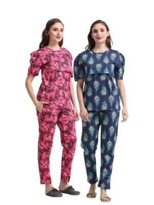 ZIPLESS FEEDING CO-ORD SET COMBO OF 2