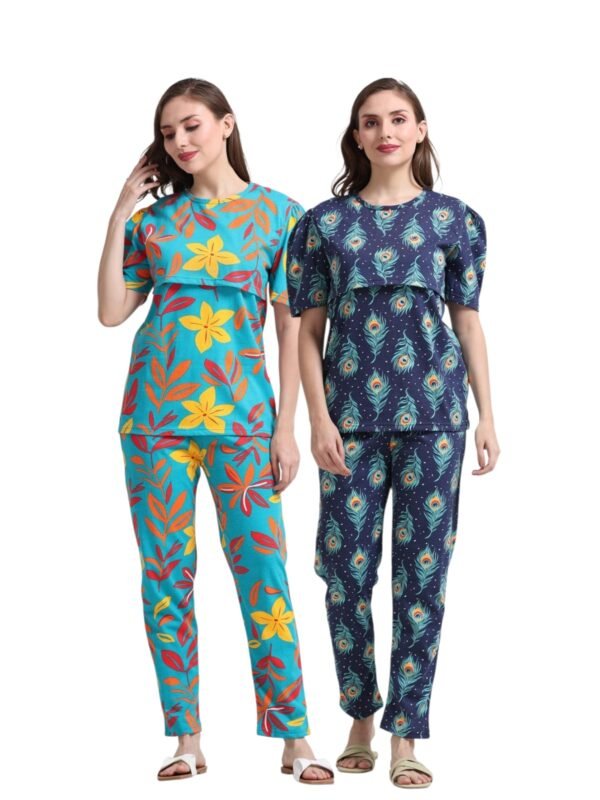 ZIPLESS FEEDING CO-ORD SET COMBO OF 2