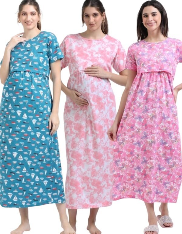PINKDD-BOAT-BBUTTERFLY.jpeg ZIPLESS MATERNITY MAXI-COMBO OF 3