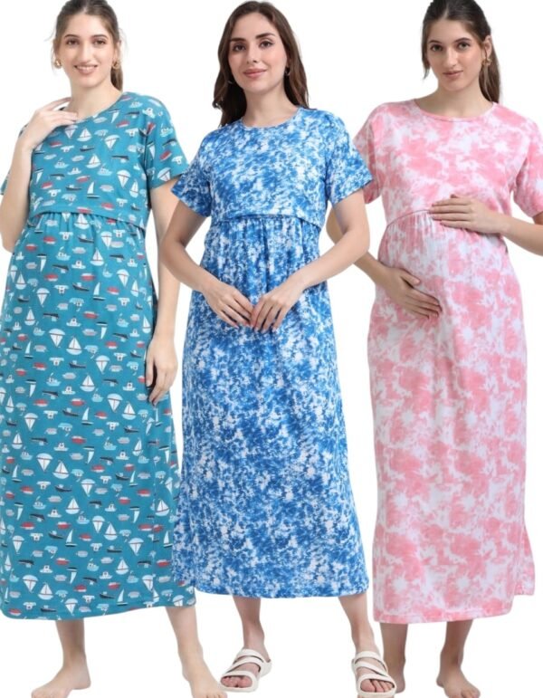 PINKDD-BOAT-BLUESTAR.jpeg ZIPLESS MATERNITY MAXI-COMBO OF 3