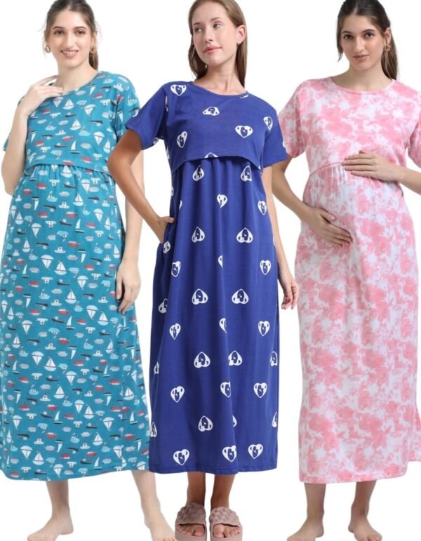 PINKDD-BOAT-NBABY.jpeg ZIPLESS MATERNITY MAXI-COMBO OF 3