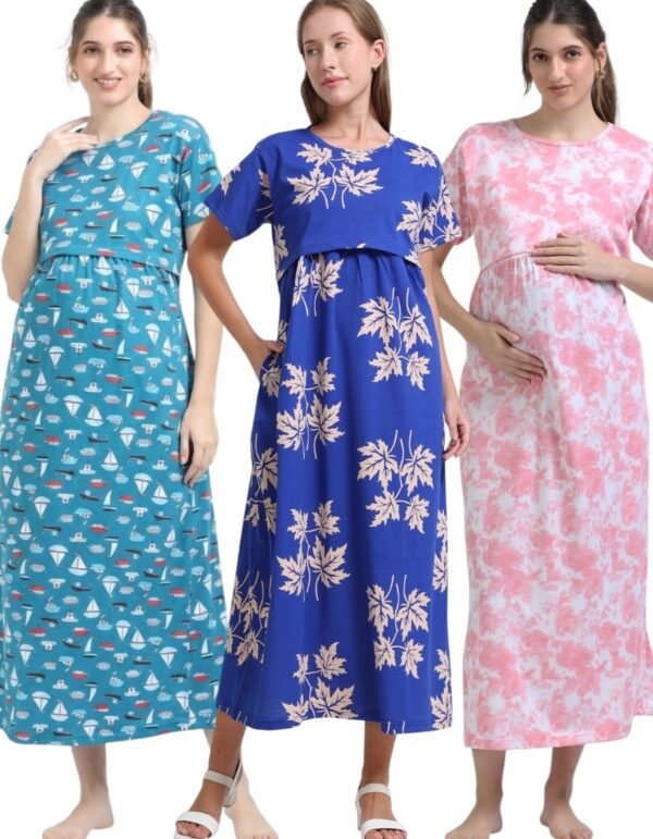 PINKDD-BOAT-NLEAF.jpeg ZIPLESS MATERNITY MAXI-COMBO OF 3