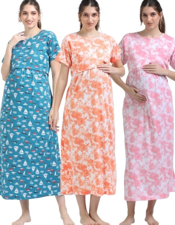 PINKDD-BOAT-ORANGEDD.jpeg ZIPLESS MATERNITY MAXI-COMBO OF 3