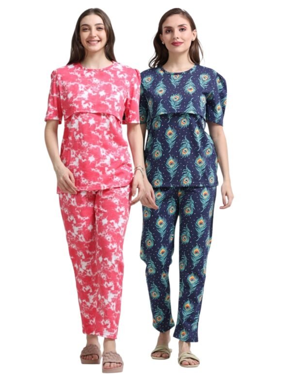 ZIPLESS FEEDING CO-ORD SET COMBO OF 2