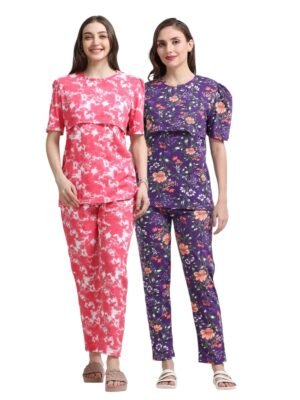 ZIPLESS FEEDING CO-ORD SET COMBO OF 2