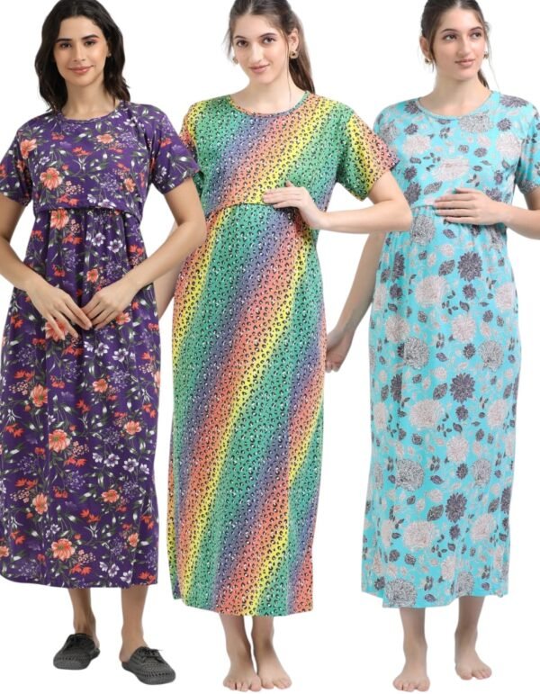 SKY-RAIN-VIOLETFLOWER.jpeg ZIPLESS MATERNITY MAXI-COMBO OF 3