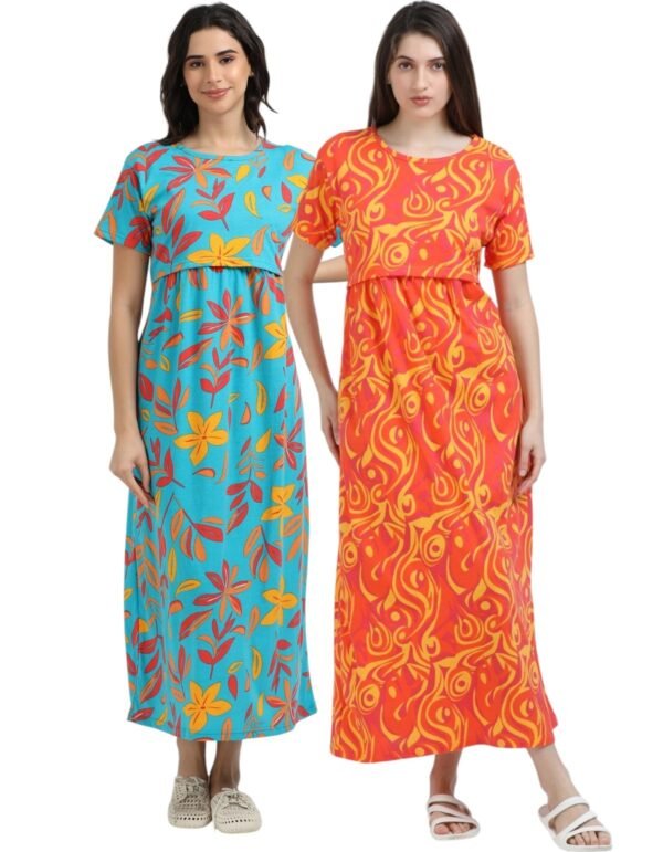 T-FLOWER-OY.jpeg ZIPLESS MATERNITY MAXI-COMBO OF 2