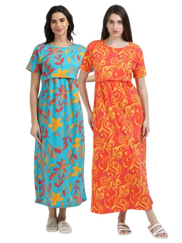 T-FLOWER-OY.jpeg ZIPLESS MATERNITY MAXI-COMBO OF 2