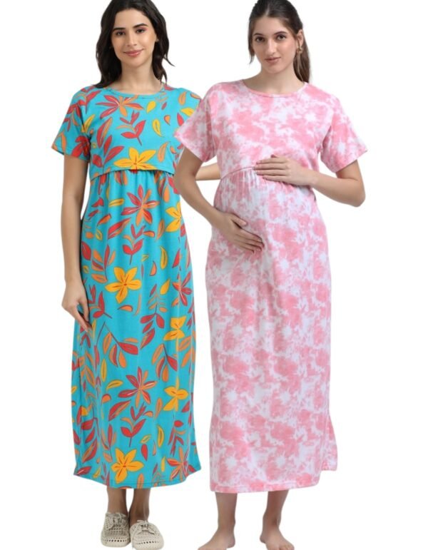 T-FLOWER-PIINKDD.jpeg ZIPLESS MATERNITY MAXI-COMBO OF 2
