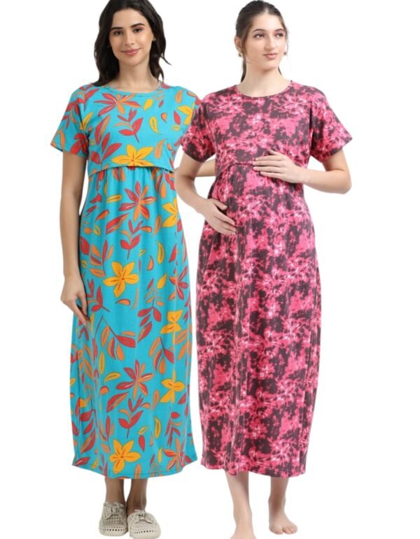 T-FLOWER-REDDD.jpeg ZIPLESS MATERNITY MAXI-COMBO OF 2
