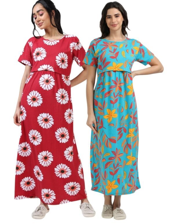 T-FLOWER-REDFLOWER.jpeg ZIPLESS MATERNITY MAXI-COMBO OF 2