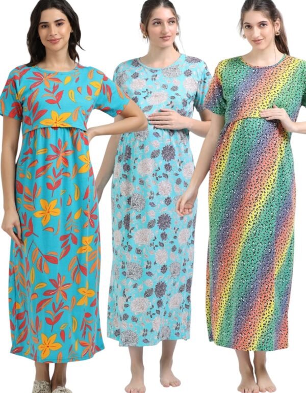 T-FLOWER-SKY-RAIN.jpeg ZIPLESS MATERNITY MAXI-COMBO OF 3