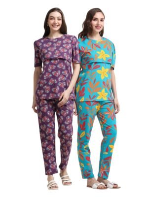 ZIPLESS FEEDING CO-ORD SET COMBO OF 2