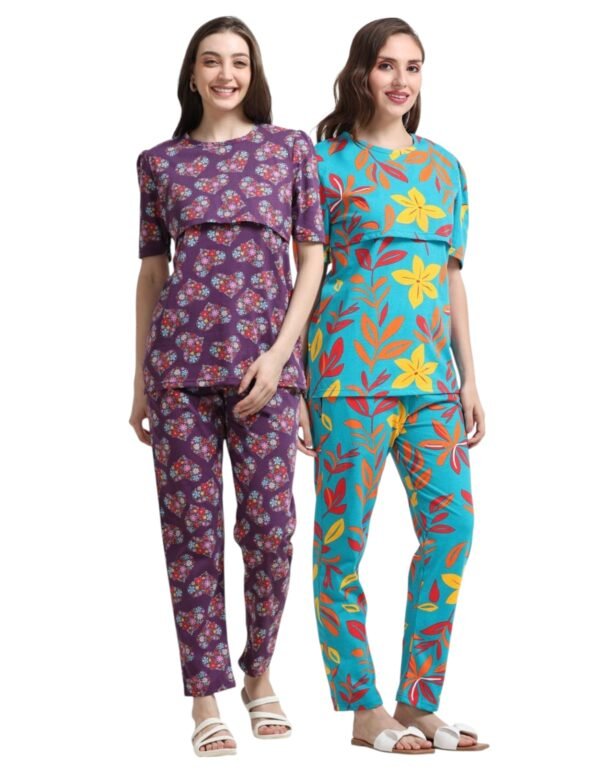 ZIPLESS FEEDING CO-ORD SET COMBO OF 2