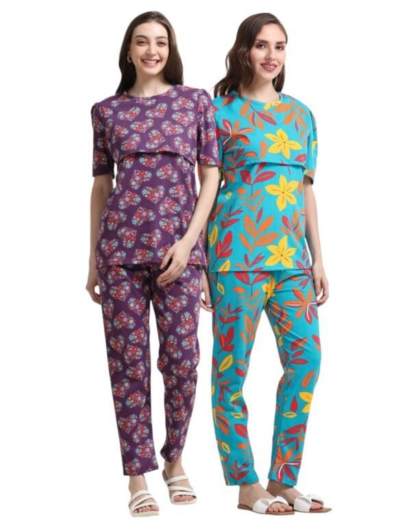 ZIPLESS FEEDING CO-ORD SET COMBO OF 2