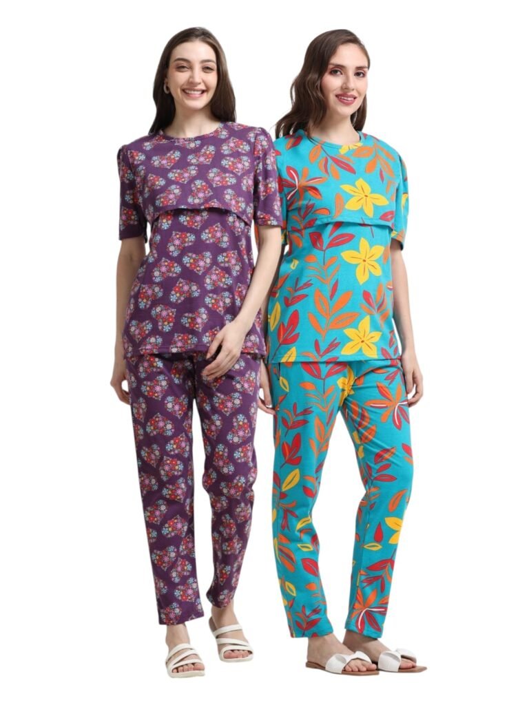 ZIPLESS FEEDING CO-ORD SET COMBO OF 2
