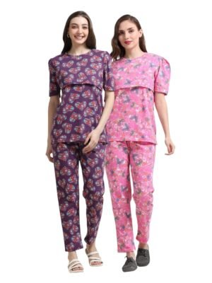 ZIPLESS FEEDING CO-ORD SET COMBO OF 2