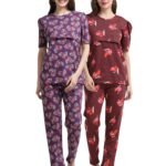 ZIPLESS FEEDING CO-ORD SET COMBO OF 2