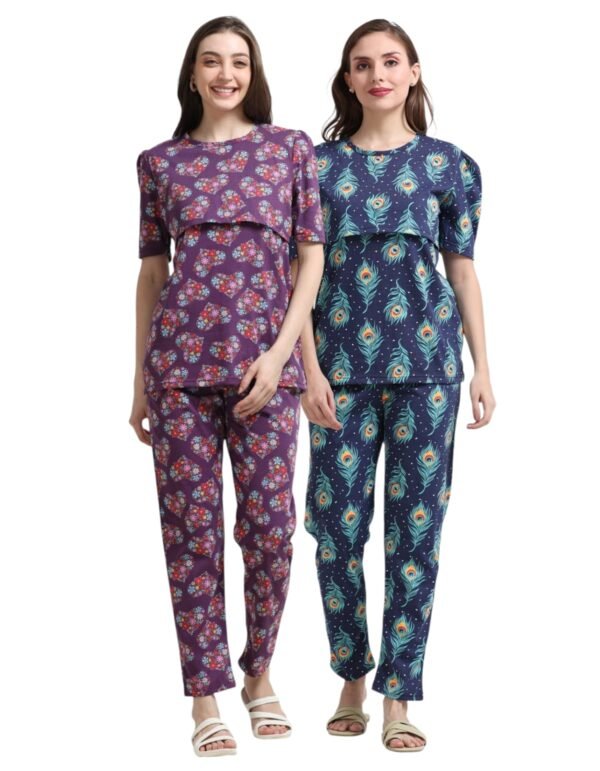 ZIPLESS FEEDING CO-ORD SET COMBO OF 2